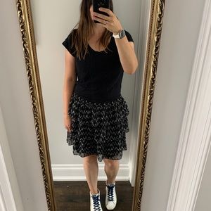 GAP tiered mini skirt - XL